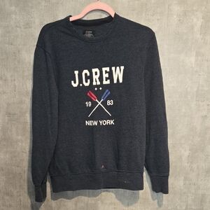 J. Crew Men's Dark Blue Crewneck Sweater